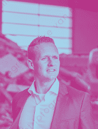 Business couple in friendly discussion