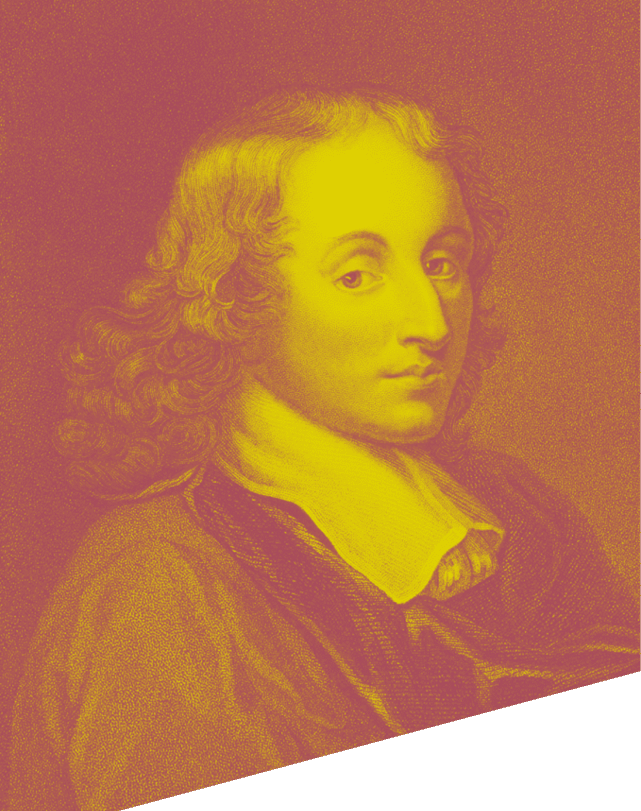 Blaise Pascal (1623-1662) on engraving from the 1800s  French mathematician, physicist and religious philosopher  Engraved by H Meyer and published in London by Charles Knight, Pall Mall East 