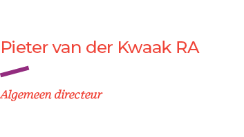 Algemeen directeur,Pieter van der Kwaak R